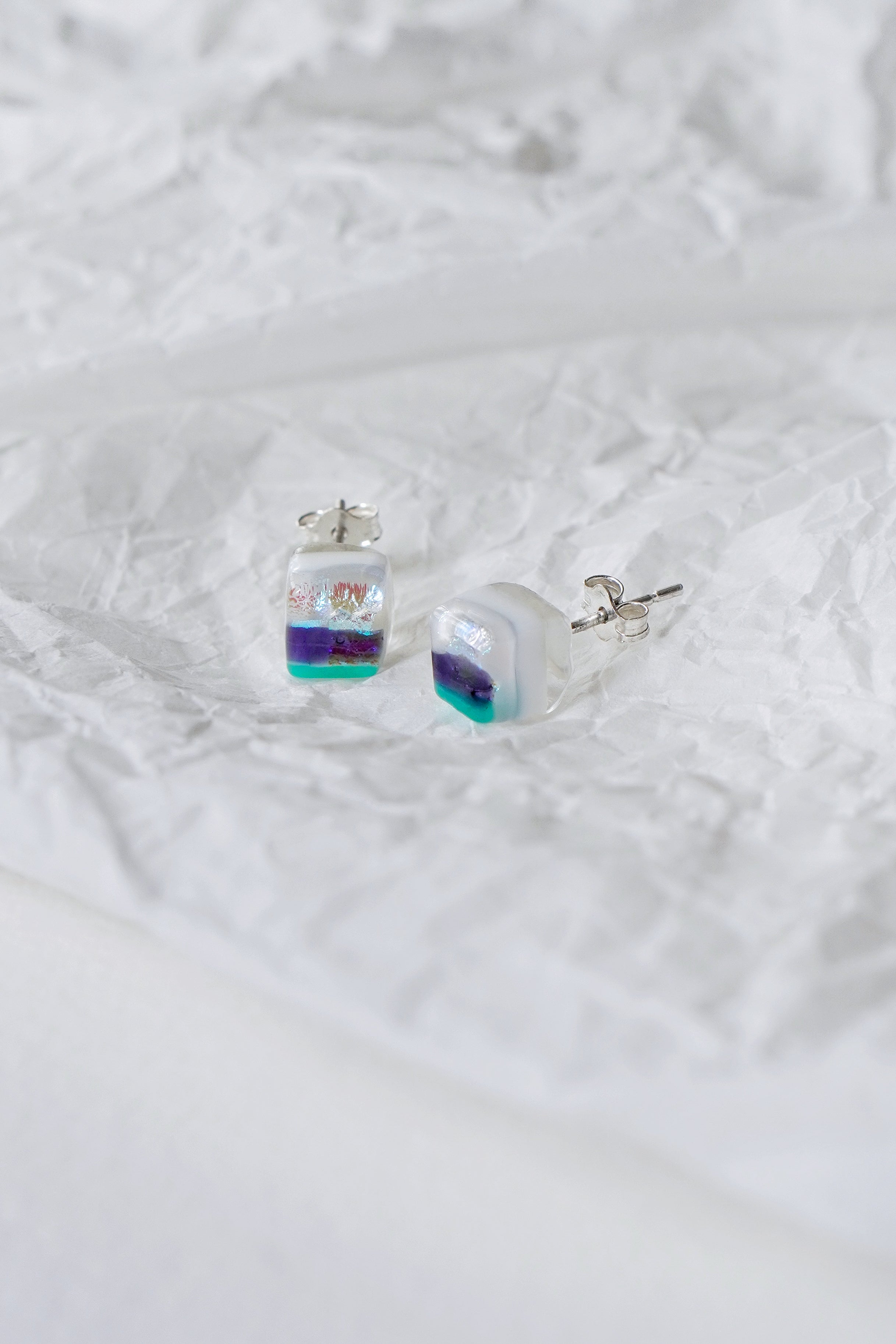 Fused Glass Earrings