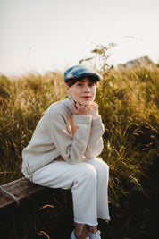 Unisex Tweed Flat Cap