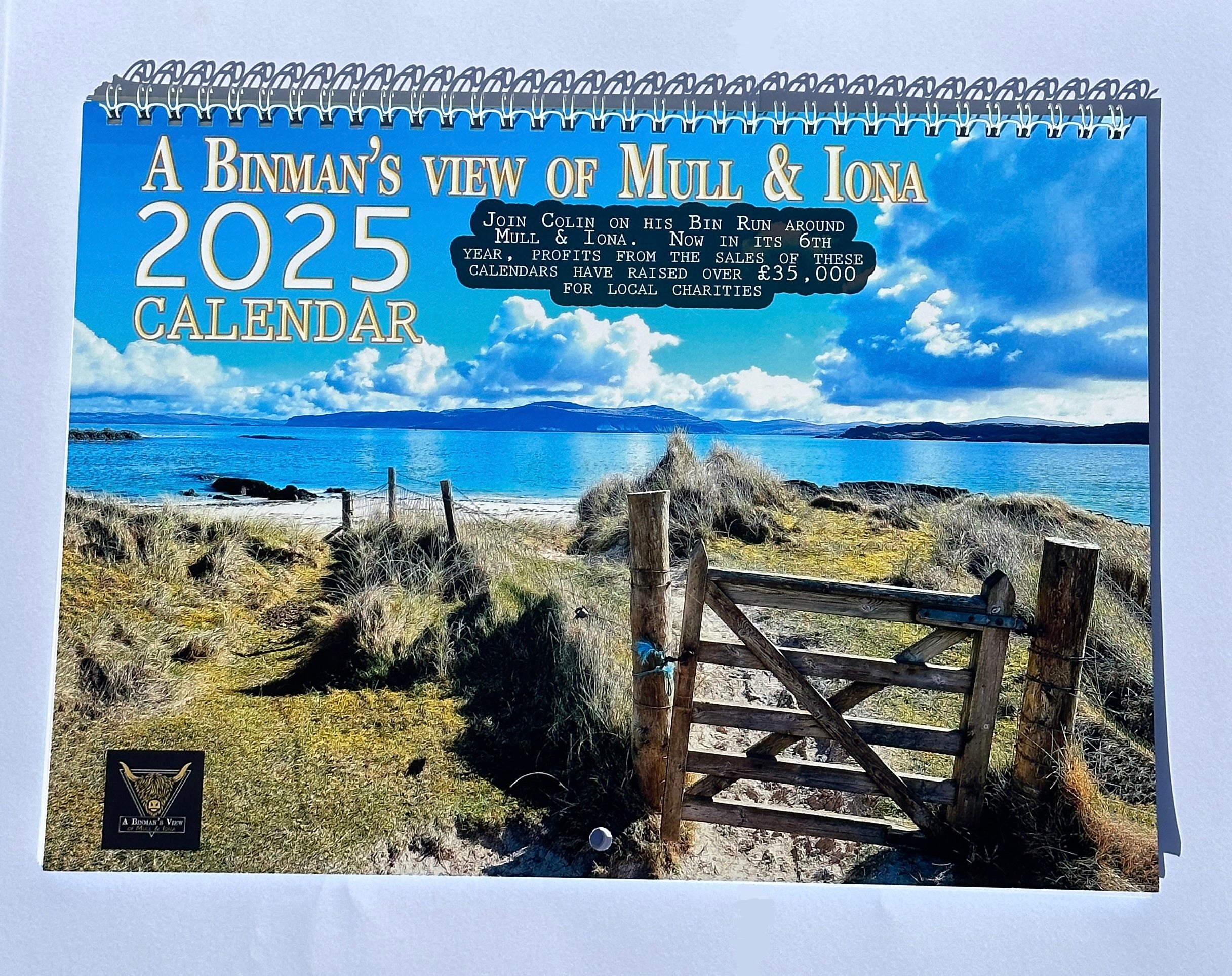 A Binman's View of Mull and Iona 2025 Calendar Martyrs Bay