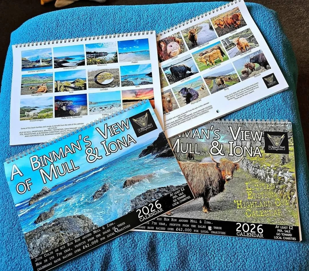 A Binman's View of Mull and Iona 2026 Calendar