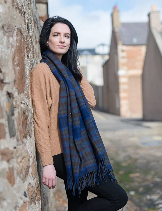 Unisex Lambswool Oversized Blanket Scarf