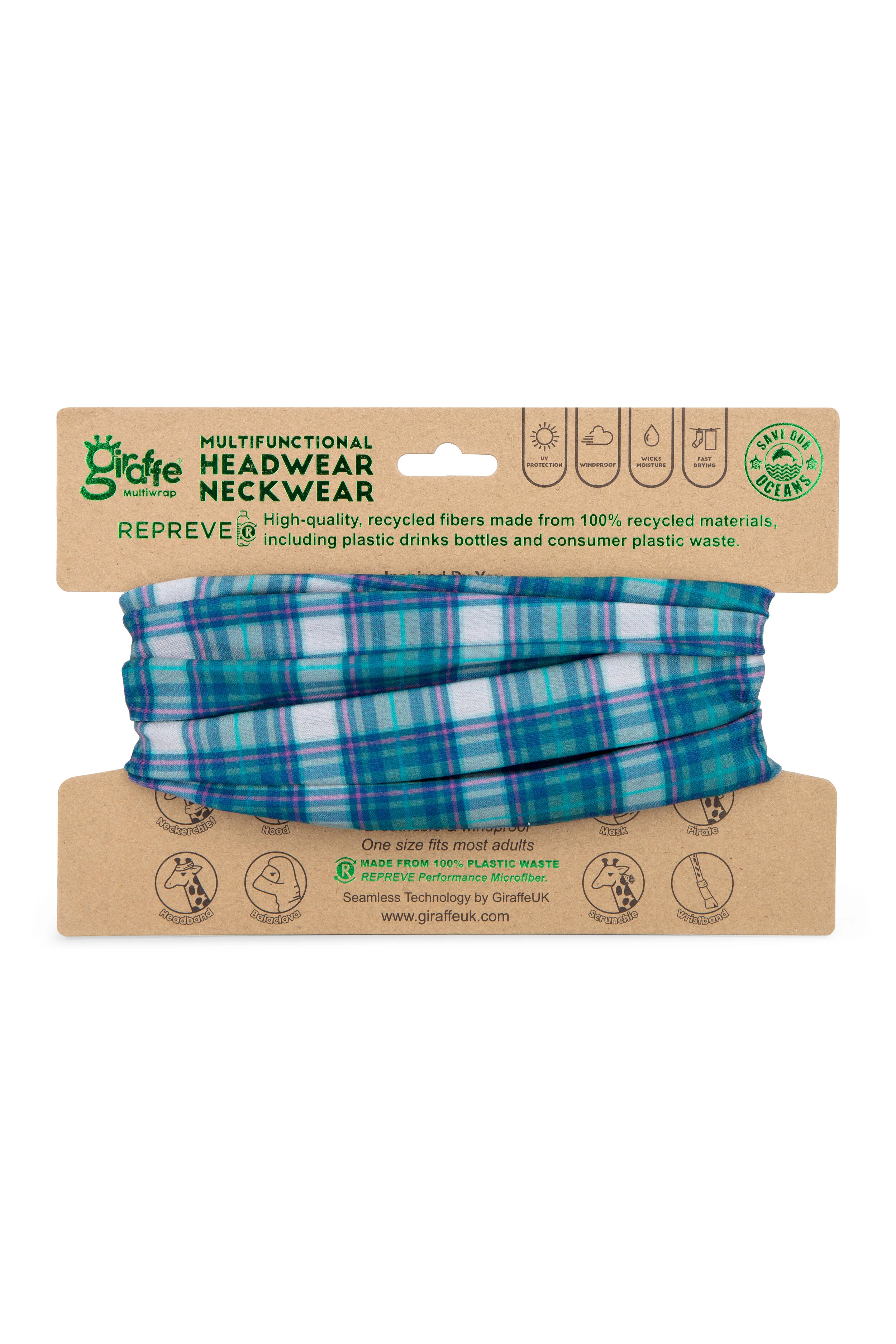 Tartan Tube-Style Bandana