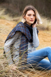 Lambswool & Cashmere Eilean Tartan Scarf