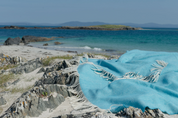 Shetland Wool Seaspray Throw